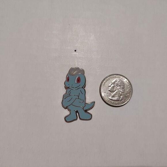 Pokemon TCG Machop Enamel Pin Official Nintendo Lapel Badge Brooch Figure - Picture 2 of 3